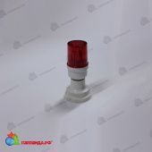 Светодиодная лампа для белт-лайт Строб-лампа, d=50 мм., E27, красный. 11-2546