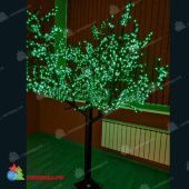 Светодиодное дерево Сакура высота 2.4 м., 1728 LED, зеленый. 13-1446