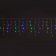 Гирлянда Бахрома, 3,2х0.9м., 168 LED, мульти, без мерцания, черный резиновый провод (Каучук), с защитным колпачком, 220В. 04-3169