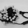 Гирлянда нить с насадками ШАРИКИ D23мм 10м., 100 LED, холодный белый, без мерцания, черный резиновый провод (Каучук). 05-1921