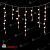 Гирлянда Бахрома 3,1x0,5м., 120 LED, Экстра Теплый Белый, без мерцания, прозрачный провод (ПВХ), с защитным колпачком. 04-4249