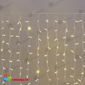 Гирлянда светодиодная Занавес 2х1,5м 300 Led Теплый Белый белый пвх IP65 постоянное свечение 230В 14-2026