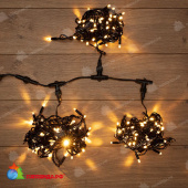 Гирлянда Led ClipLight 24V, 3 нити по 10 метров, цвет диодов Теплый Белый 14-2369