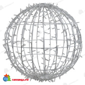 Светодиодная фигура Шар диаметр 80см 300 Led Теплый Белый эффект мерцания 230В 14-2522