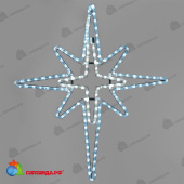 Светодиодная Фигура "Полярная Звезда" 70 x 60 см Небесно-Голубая, IP65 04-5410