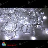 Гирлянда Нить, 20м., 192 LED, холодный белый, с мерцанием, прозрачный провод (пвх), с защитным колпачком. 11-1866