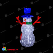 Cветодиодная фигура "Снеговик-лесовик", 100см, 100 LED, 6 Вт. 19-1014