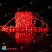Светодиодный дюралайт, красный, без мерцания, кратность резки 2 метра, диаметр 13 мм, 220В, 100 м. 11-2061