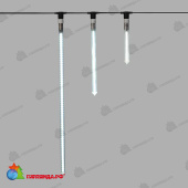 Сосулька светодиодная E27 50см двухсторонняя 48x2 Led Холодный Белый IP65 230В 14-2404