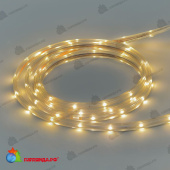 Светодиодная Лента LTC Герметичная Тепло-Белая 220В, SMD2835, 24LED/м, 2700К, IP65, Бухта 100м 04-5396