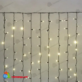 Гирлянда светодиодная Занавес 2х1,5м 300 Led Теплый Белый черный пвх IP65 постоянное свечение 230В 14-2029