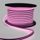 Светодиодный гибкий неон, односторонний, бухта 50м., сечение 8х16мм., розовый. 16-1176