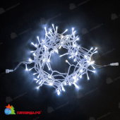 Гирлянда на деревья 5x10м., Комплект 50м, 500 LED, холодный белый, с мерцанием, прозрачный провод, 30Вт./24В.трансформатор до 60м. 04-3446+04-3630