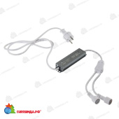 Блок питания (трансформатор) для уличных гирлянд 24В, 60Вт, алюминиевый корпус, IP65 14-2531