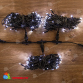 Гирлянда Led ClipLight 24V, 3 нити по 10 метров, цвет диодов Холодный Белый 14-2366