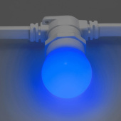 Светодиодная лампа для белт-лайт, d=45 мм., E27, 2Вт, синий. 16-1166