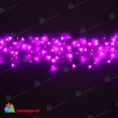Гирлянда Бахрома, 3х0.5 м., 112 LED, розовый, без мерцания, прозрачный ПВХ провод. 07-3444