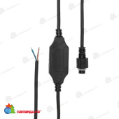 Блок питания для уличных гирлянд (без вилки) 4А, черный каучук, IP65 14-2533