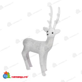 Акриловая светодиодная фигура Снежный олень 100 см, 380 светодиодов, IP 65, понижающий трансформатор в комплекте, 14-2478