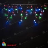 Гирлянда Бахрома, 4,9х0.5 м., 200 LED, мульти, с мерцанием, прозрачный ПВХ провод с защитным колпачком, 220В. 04-3259