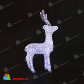 Cветодиодная фигура "Олень стоит", 120x62x58см, 200 LED, 12Вт. 19-1031