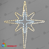 Светодиодная Фигура "Полярная Звезда" 70 x 60 см Тепло-Белая, IP65 04-5411