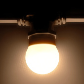 Светодиодная лампа для белт-лайт, d=45 мм., E27, 2Вт, теплый белый. G16-1162