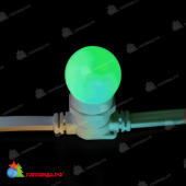 Светодиодная лампа для Белт-лайта TeamProf, 2 Вт, цоколь Е27, d=45 мм, зелёная. 06-3300