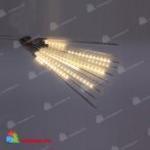 Комплект "Тающие сосульки" 10шт.x0.5м., теплый белый, эффект стекания капель со строб.эффектом внизу. 11-1163