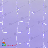 Гирлянда светодиодная Занавес 2х1,5м 360 Led Синий белый пвх IP65 постоянное свечение 230В блок в комплекте 14-2040