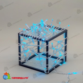 Гирлянда Нить с Колпачком 10м Небесно-Голубая 220В, 100 LED, провод Прозрачный ПВХ, IP65 04-5388