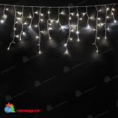 Гирлянда Бахрома, 4,9х0.5 м., 240 LED, холодный белый, с мерцанием, прозрачный ПВХ провод (Без колпачка), 220В. 04-3247
