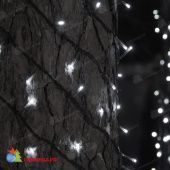 Гирлянда на деревья, спайдер, Луч 2, 2х25м., 50м., 500 LED, 220/24B., холодный белый, с мерцанием, черный ПВХ провод. 05-1911