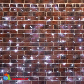 Гирлянда светодиодная Занавес 2х6м 768 Led Холодный Белый прозрачный пвх IP65 постоянное свечение 230В 14-2072