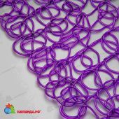 Декоративная сетка Фиолетовая в Рулоне, Гибкий ПВХ, 10x1 м. 06-3217