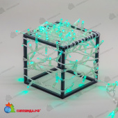 Гирлянда Нить с Колпачком 10м Аква 220В, 100 LED, провод Прозрачный ПВХ, IP65 04-5387