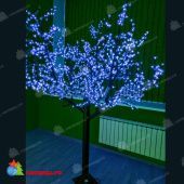 Светодиодное дерево Сакура высота 2.4 м., 1728 LED, синий. 13-1445