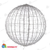 Шар светодиодный 230V, диаметр 120 см, 600 Led,эффект мерцания, цвет Теплый Белый 14-2515