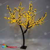 Светодиодное дерево Сакура высота 1.5 м., 450 LED, желтый. 13-1236