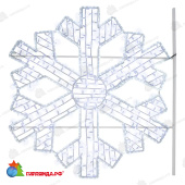 Фигура световая Снежинка 125х120 см, 200 Led, IP65, цвет свечения Холодный Белый 14-2504