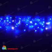 Гирлянда Бахрома, 3х0.5 м., 112 LED, синий, с мерцанием, прозрачный ПВХ провод. 07-3456