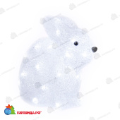 Светодиодная фигура «Кролик», 32 LED, 27x14x24 см. 10-3701.