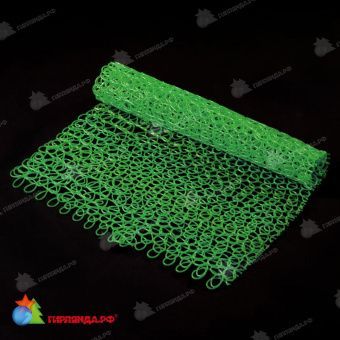 Декоративная сетка Зеленая в Рулоне, Гибкий ПВХ, 10x1 м. 04-4476