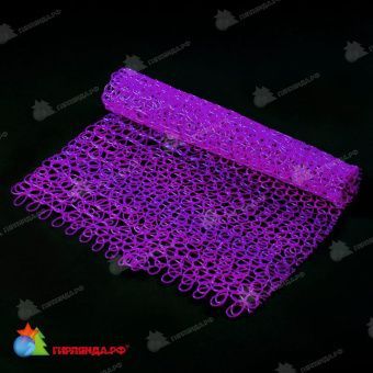 Декоративная сетка Фиолетовая в Рулоне, Гибкий ПВХ, 10x1 м. 04-4477