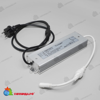 Блок Питания Электронный 200W для Неона 24В, до 20м, IP65. 04-5029