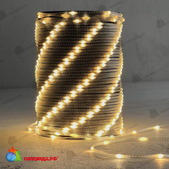 Гирлянда Роса Про 20м Тепло-Белая 24В, 200 LED, провод Прозрачный ПВХ, IP65 04-5394