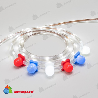 Светодиодная Лента LTC Герметичная Белая 24В, SMD2835, 24LED/м, 6000К, IP65 04-5395