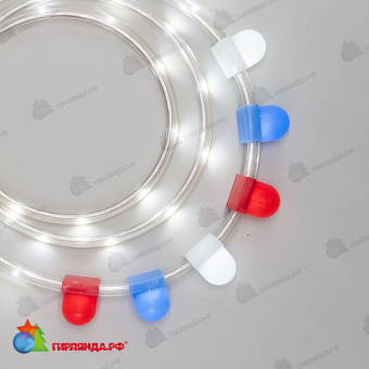 Светодиодная Лента LTC Герметичная Белая 220В, SMD2835, 24LED/м, 6000К, IP65, Бухта 100м 04-5397