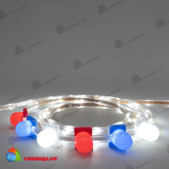 Светодиодная Лента LTC Герметичная Белая 220В, SMD2835, 24LED/м, 6000К, IP65, Бухта 100м 04-5397