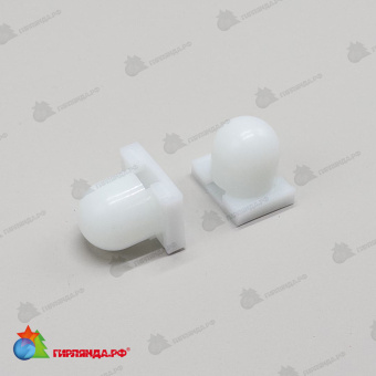 Колпачок для светодиодного ленты LTC 1LED, Белый 04-5401